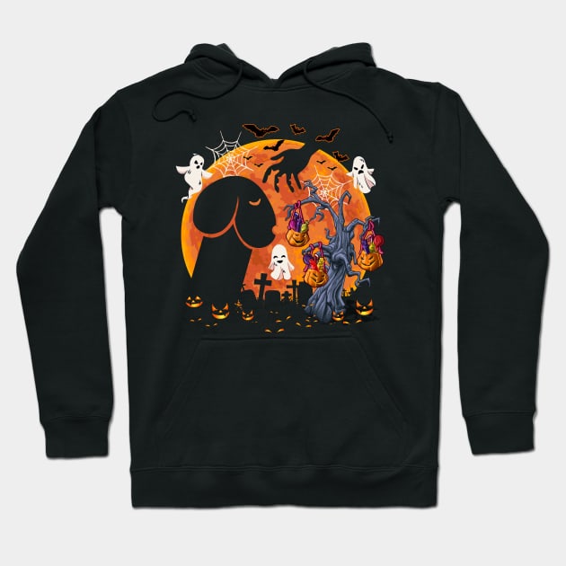 Graphic Design Of About Dog Halloween Hoodie by Margaretsantana